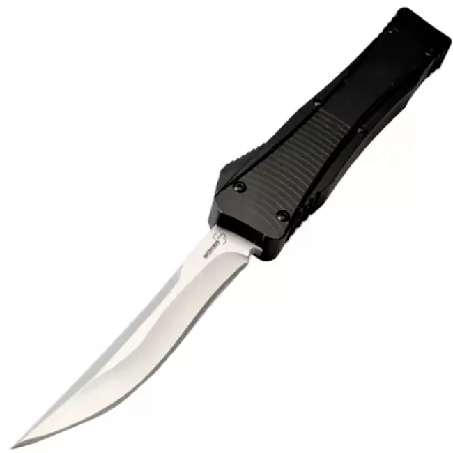 Нож автоматический складной Boker Plus Lhotak Eagle (длина: 210мм, лезвие: 85мм), черный (227-1189)