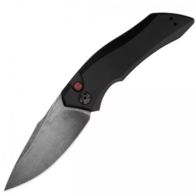 Нож автоматический складной Kershaw Launch 1 (длина: 203мм, лезвие: 86мм), черный (174-1044)