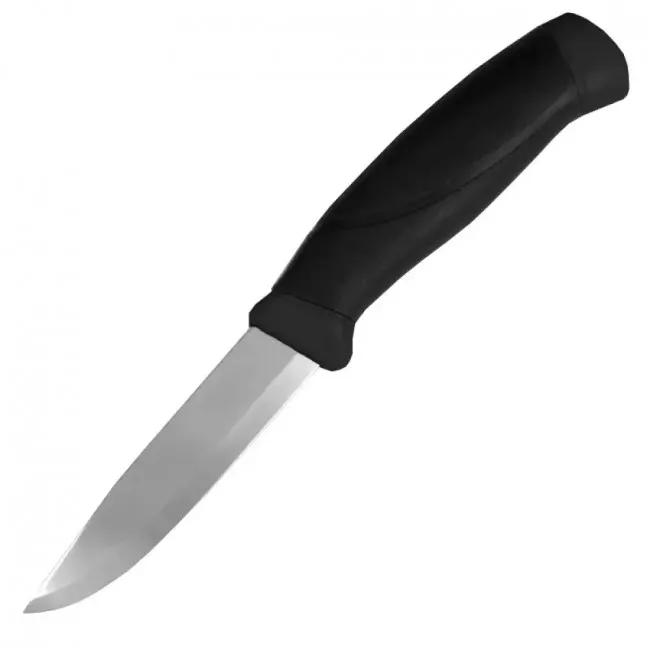 Нож фиксированный Mora Companion (длина: 219мм, лезвие: 104мм), черный (215-1017_black)