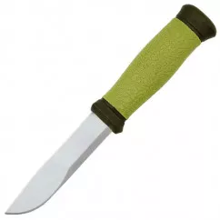 Нож фиксированный Mora Outdoor 2000 (длина: 225мм, лезвие: 109мм), зеленый (215-1024_green)