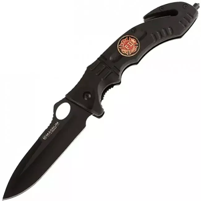 Нож складной Boker Magnum Black FD (длина: 225мм, лезвие: 100мм), черный (227-1019)