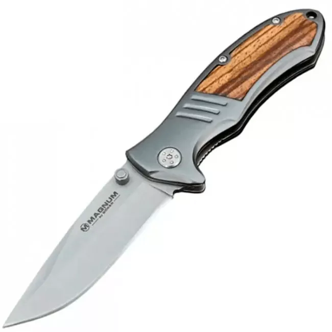 Нож складной Boker Magnum Co-Worker (длина: 200мм, лезвие: 85мм), деревянная накладка (227-1031) Нож складной Boker Magnum Co-Worker (длина: 200мм, лезвие: 85мм), деревянная накладка (227-1031)