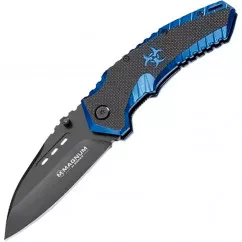 Нож складной Boker Magnum Cobalt Strike (длина: 200мм, лезвие: 86мм), серый/синий (227-1029)