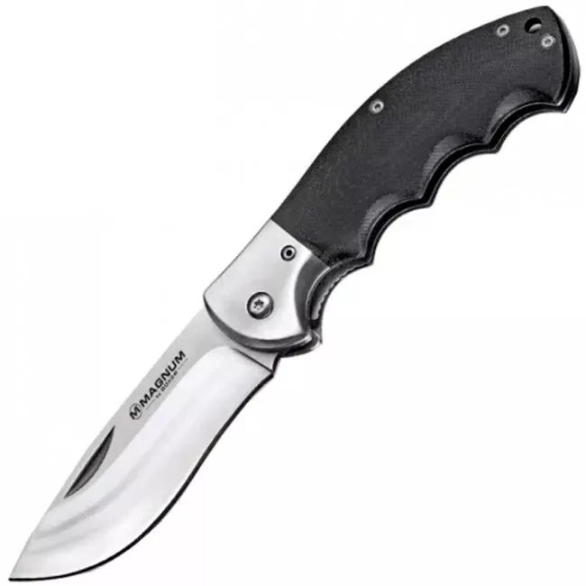 Нож складной Boker Magnum NW Skinner (длина: 205мм, лезвие: 85мм), черный (227-1057)
