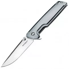 Нож складной Boker Magnum Straight Brother Aluminium (длина: 207мм, лезвие: 90мм) (227-1154)