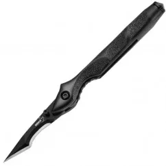 Нож складной Boker Plus Urban Survival (длина: 144мм, лезвие: 40мм, черное), черный (227-1108)