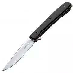 Нож складной Boker Plus Urban Trapper (длина: 196мм, лезвие: 86мм), черный, карбон (227-1147_carbon)