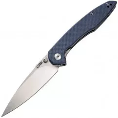 Нож складной CJRB Centros (длина: 213мм, лезвие: 93мм), серо-голубой (284-1002_blue)