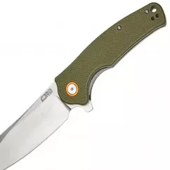 Нож складной CJRB Crag (длина: 207мм, лезвие: 87мм), оливковый (284-1001_olive)