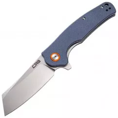 Ніж складаний CJRB Crag (довжина: 207мм, лезо: 87мм), сіро-блакитний  (284-1001_blue)