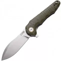 Нож складной CJRB Mangrove (длина: 210мм, лезвие: 90мм), оливковый (284-1006_olive)