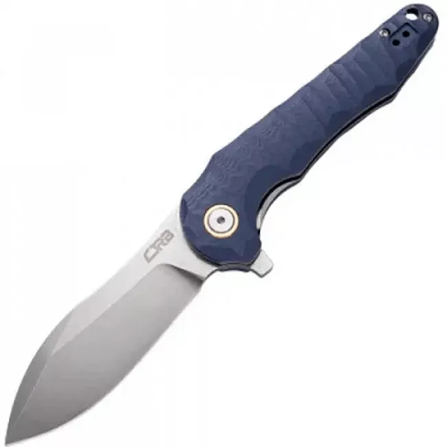 Нож складной CJRB Mangrove (длина: 210мм, лезвие: 90мм), серо-голубой (284-1006_blue)