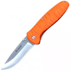 Нож складной Ganzo G6252 (F) (длина: 210мм, лезвие: 89мм, сатин), оранжевый (16-1037-orange)