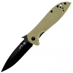 Ніж складний Kershaw CQC-4K (довжина: 190мм, лезо: 83мм), бежевий (174-1076)