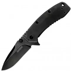 Нож складной Kershaw Cryo II (длина: 195мм, лезвие: 83мм, черное) (174-1024_bl-black)