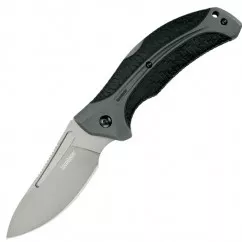 Нож складной Kershaw Lonerock (длина: 216мм, лезвие: 92мм), черный (174-1086)
