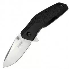 Нож складной Kershaw Swerve (длина: 184мм, лезвие: 76мм), черный (174-1064)