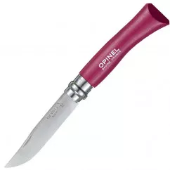 Нож складной Opinel №7 Inox (длина: 185мм, лезвие: 80мм), пурпурный (232-1010_purple)