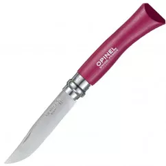 Ніж складний Opinel №7 Inox (довжина: 185мм, лезо: 80мм), пурпурний (232-1010_purple)