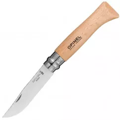 Нож складной Opinel №8 Inox (длина: 190мм, лезвие: 85мм), бук (232-1029)