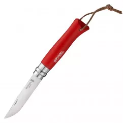 Нож складной Opinel №8 Trekking (длина: 195мм, лезвие: 85мм), красный (232-1039_red)