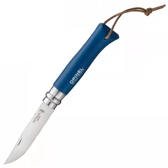 Нож складной Opinel №8 Trekking (длина: 195мм, лезвие: 85мм), синий (232-1035_blue) Нож складной Opinel №8 Trekking (длина: 195мм, лезвие: 85мм), синий (232-1035_blue)