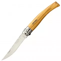 Нож складной Opinel Effiles №8 (длина: 190мм, лезвие: 80мм), дерево оливковое (232-1032_olive)