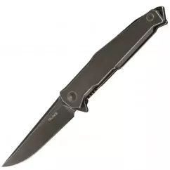 Нож складной Ruike P108-SB (длина: 210мм, лезвие: 88мм, черное), черный (244-1008_steel)
