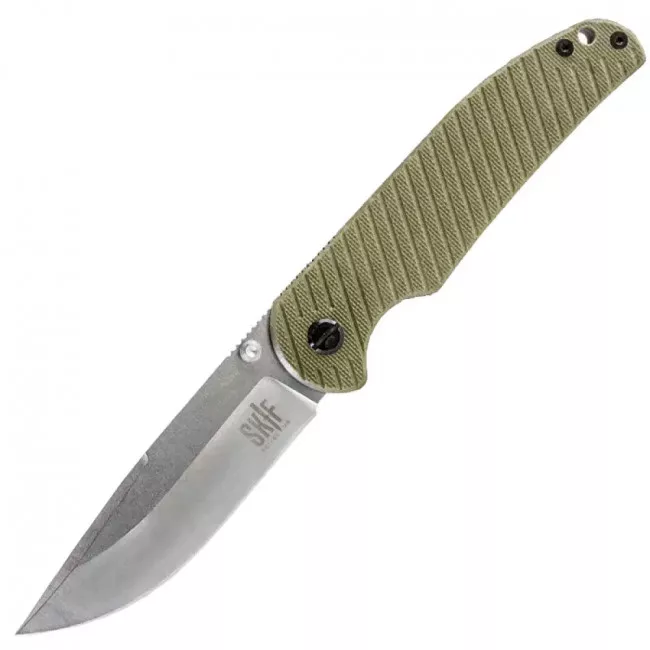 Нож складной Skif Assistant 732E (длина: 230мм, лезвие: 100мм), оливковый (224-1018_E-olive)