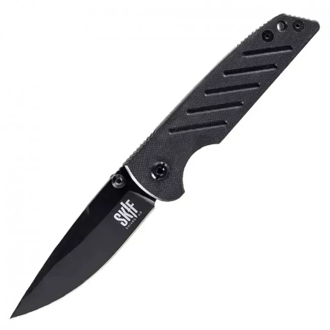 Нож складной Skif G-03BC (длина: 220мм, лезвие: 100мм, черное), черный (224-1028_bl-black) Нож складной Skif G-03BC (длина: 220мм, лезвие: 100мм, черное), черный (224-1028_bl-black)