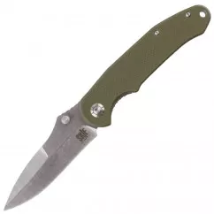 Ніж складний Skif Mouse (довжина: 200мм, лезо: 85мм), оливковий (224-1038_olive)