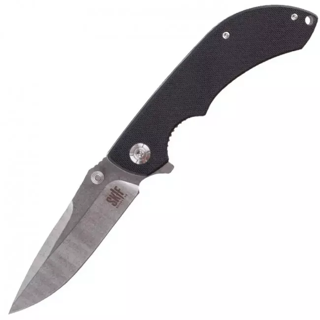 Нож складной Skif Spyke (длина: 205мм, лезвие: 90мм), черный (224-1048_black) Нож складной Skif Spyke (длина: 205мм, лезвие: 90мм), черный (224-1048_black)