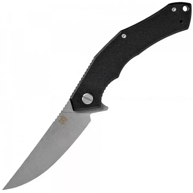 Нож складной SKIF Wave SW (длина: 230мм, лезвие: 95мм), черный (224-1072_black)