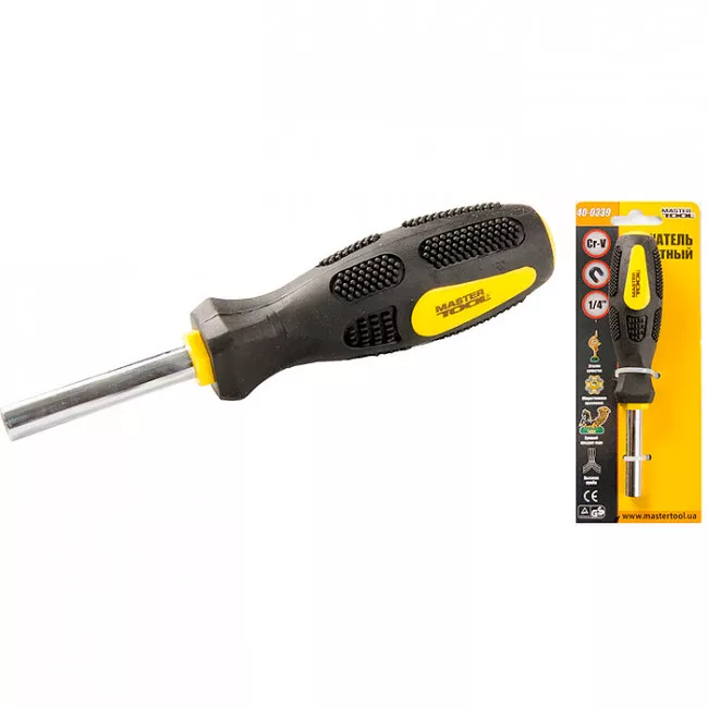 Викрутка Mastertool магнітна для насадок 1/4" (40-0339)