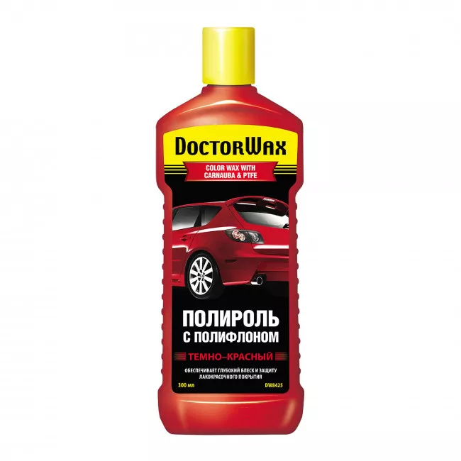 Полироль DOCTORWAX с полифлоном Dark Red 300мл (DW8425) Полироль DOCTORWAX с полифлоном Dark Red 300мл (DW8425)