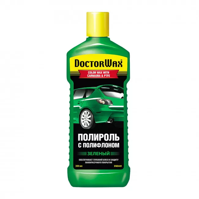Полироль DOCTORWAX с полифлоном Green 300мл (DW8449)