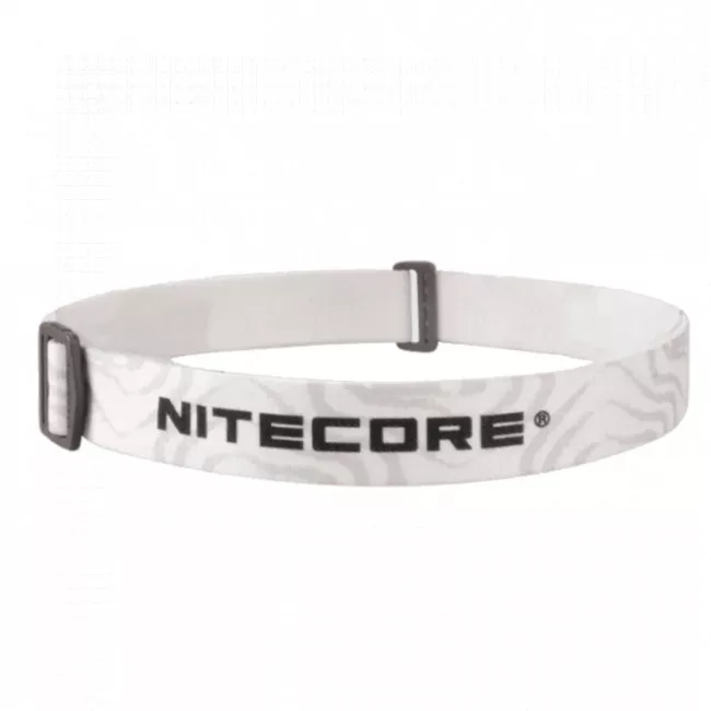 Повязка для крепления фонаря на голову Nitecore (NU серия), белая (6-1345_white)