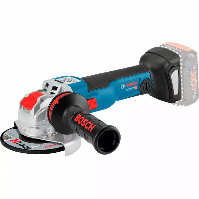 Шлифмашина угловая Bosch 18V-10 С, аккумуляторная, 18В, 125 мм, 9000 об/мин. L-BOXX(0.601.7B0.200)
