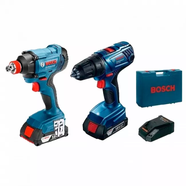 Шуруповерт BOSCH аккумуляторный GDX180-LI+GSR 180-LI (0.601.9G5.222)