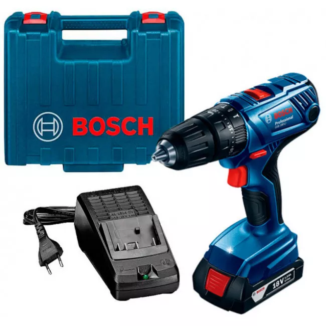 Шуруповерт ударний акумуляторний Bosch Professional GSB 180-LI ( 06019F8301)