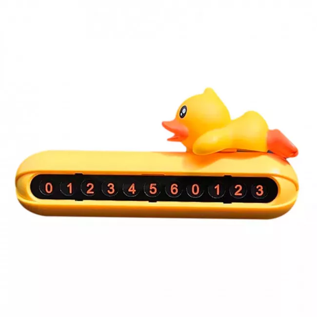 Табличка с номером телефона Baseus Duck желтый (517282) (354590006) Табличка с номером телефона Baseus Duck желтый (517282) (354590006)