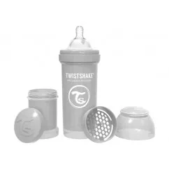 Twistshake антиколиковая бутылочка 260мл, серая (69868) (78260 )