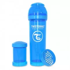 Twistshake антиколиковая бутылочка 330 мл, голубая (24859)  (78014 )