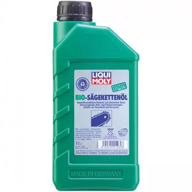 Масло для цепи бензопелы Liqui Moly BIO-Sagekettenol 1 л (2370) Масло для цепи бензопелы Liqui Moly BIO-Sagekettenol 1 л (2370)