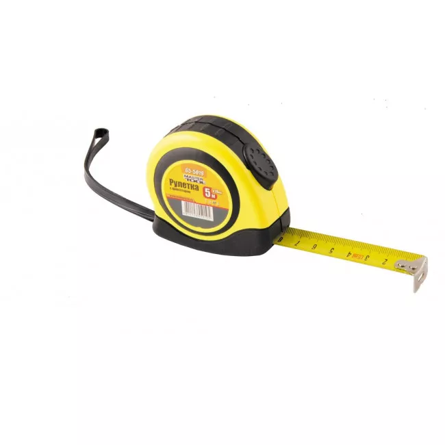 65-8025 Рулетка с фиксатором 8 м*25 мм 65-8025 Рулетка с фиксатором 8 м*25 мм