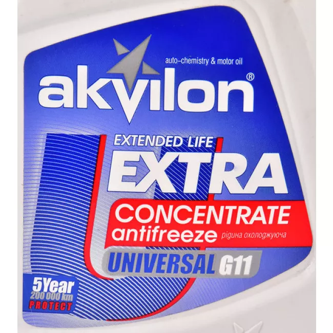 Антифриз Akvilon G11 синий 1л ( AKVILONANTIFRCONC1KG)