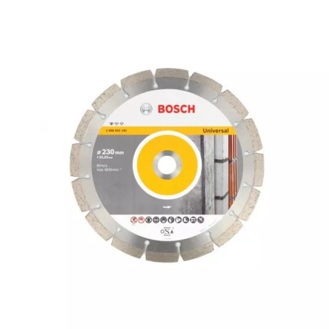 Алмазный отрезной круг Bosch ECO Universal 230-22,23, 10 шт в уп. Алмазный отрезной круг Bosch ECO Universal 230-22,23, 10 шт в уп.