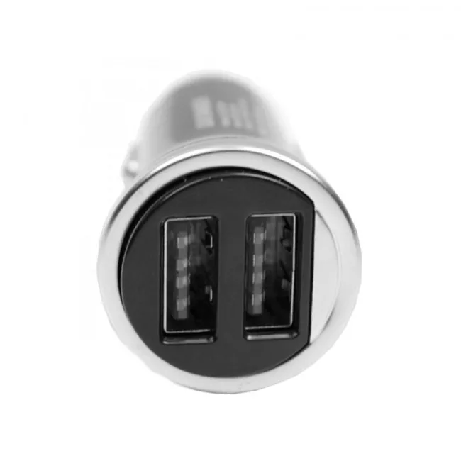 Автомобільний зарядний пристрій PULSO 2USB (12/24V - 5V 2,4A) (C-2411BK)