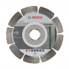 Алмазный круг Bosch по бетону, 125x22,23x1,6x10 мм, 10 шт (2608603240/2197)