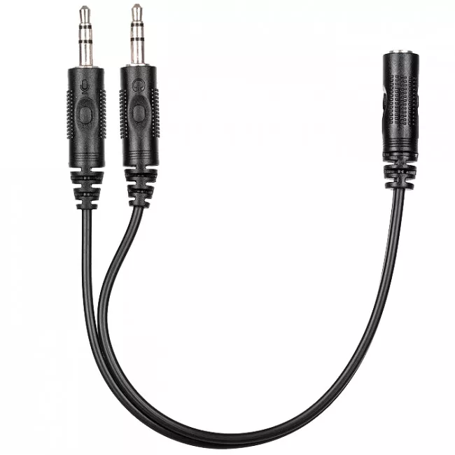 Гарнітура 2E CH12 Mono On-Ear 3.5mm / 2*3.5mm (2E-CH12MJ)
